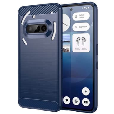 Borstat silikon skal Nothing Phone 3a - Blå