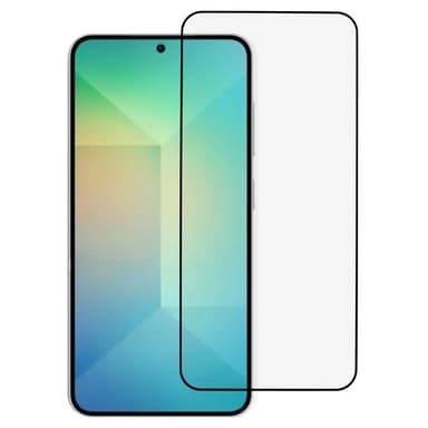 SKALO Samsung S25+ Heltäckande Skärmskydd Härdat Glas - Svart