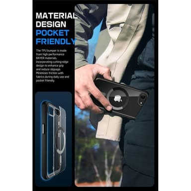 SUPCASE UB Mag skal iPhone 16e - Svart