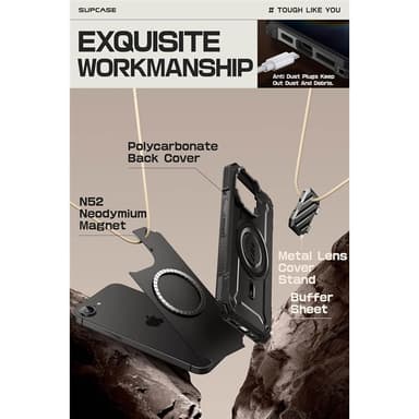 SUPCASE UB Mag XT fodral iPhone 16e - Svart