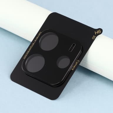 SKALO Xiaomi Redmi Note 14 5G 3D Linsskydd/Kameraskydd Härdat Glas - Svart