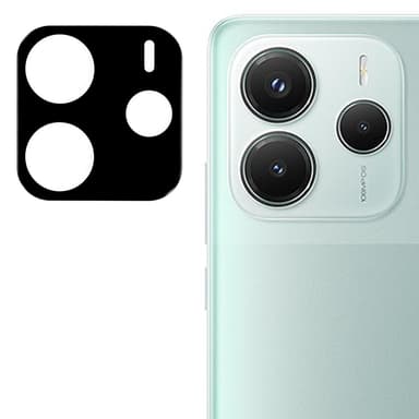 SKALO Xiaomi Redmi Note 14 5G 3D Linsskydd/Kameraskydd Härdat Glas - Svart