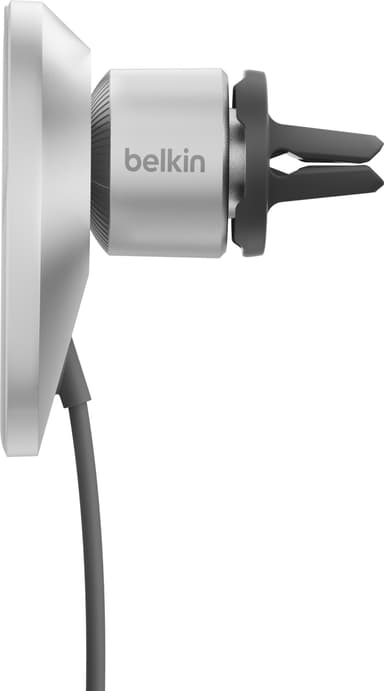 Belkin BoostCharge Pro Qi2 15W magnetisk billaddare (vit)