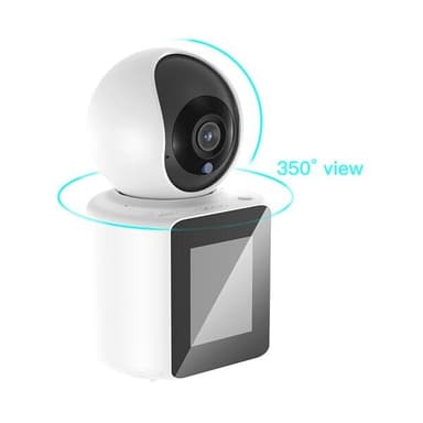 XO Wifi videokamera med skärm för videosamtal och röstintercom