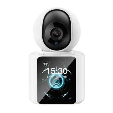 XO Wifi videokamera med skärm för videosamtal och röstintercom