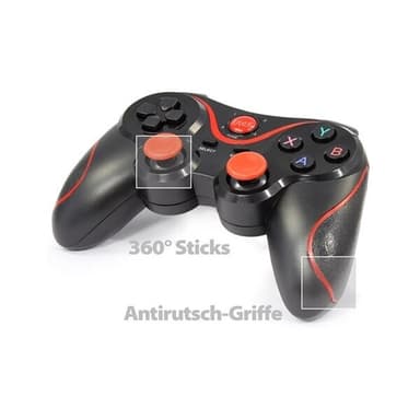 Trådlös Handkontroll till Smartphone / Tablet / PC / PS3 / PS4