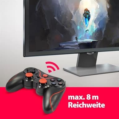Trådlös Handkontroll till Smartphone / Tablet / PC / PS3 / PS4