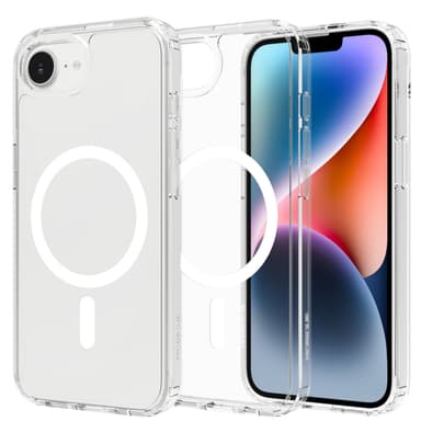 Mobique Magnetic Hybrid Case iPhone 16e Clear