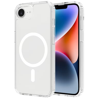 Mobique Magnetic Hybrid Case iPhone 16e Clear