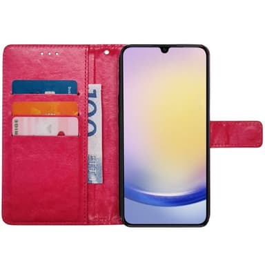Plånboksfodral 3-kort Samsung Galaxy A36 5G - Rosa
