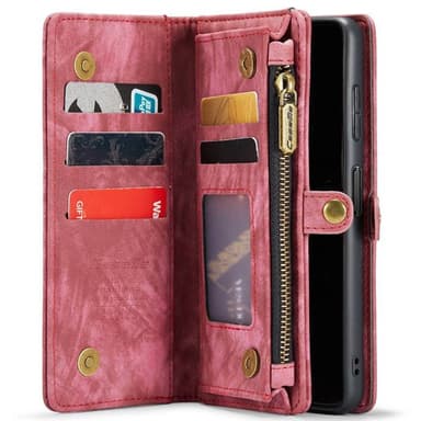CaseMe mobilfodral 008 8-kort Samsung Galaxy A36 5G - Röd