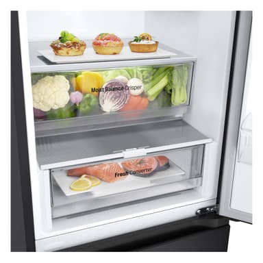 LG Kombiskåp GBV3100AEP (Svart rostfri)