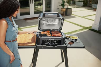Ninja Woodfire Pro Connect XL elgrilll OG901EU (blå & svart)