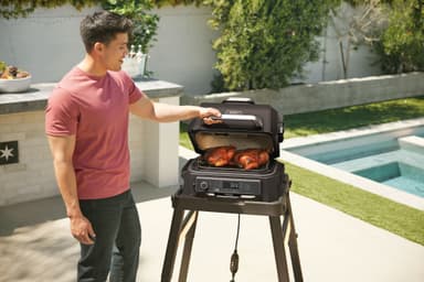 Ninja Woodfire Pro XL elgrill OG850EU (grå & svart)