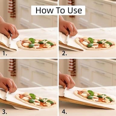 Pizzaspade med non-stick pizzaöverföring 60x45cm