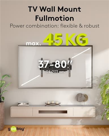 TV-väggfäste Basic FULLMOTION (L)