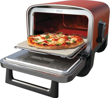Ninja Woodfire pizzugn OO101EU (terrakotta & rostfritt stål)