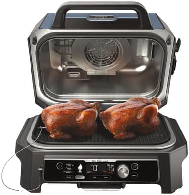 Ninja Woodfire Pro Connect XL elgrilll OG901EU (blå & svart)