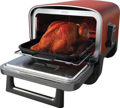 Ninja Woodfire pizzugn OO101EU (terrakotta & rostfritt stål)