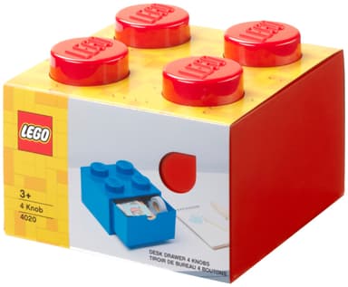 Play LEGO skrivbordslåda (ljusröd)