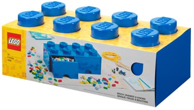 Play LEGO förvaringslåda (8 knoppar, ljusblå)
