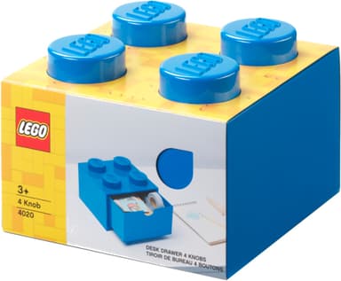 Play LEGO skrivbordslåda (ljusblå)