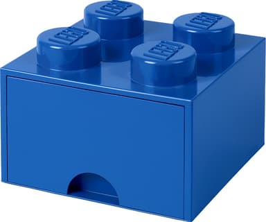 Play LEGO förvaringslåda (4 knoppar, ljusblå)