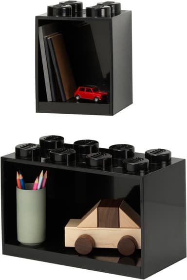 Play LEGO hyllset (svart)