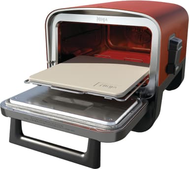 Ninja Woodfire pizzugn OO101EU (terrakotta & rostfritt stål)