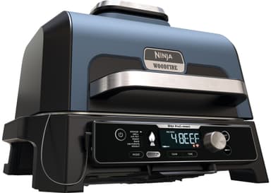 Ninja Woodfire Pro Connect XL elgrilll OG901EU (blå & svart)