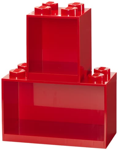 Play LEGO hylla (ljusröd)