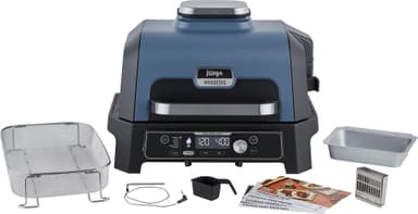 Ninja Woodfire Pro Connect XL elgrilll OG901EU (blå & svart)