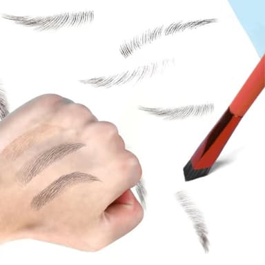Vinklad ögonbrynsborste Eyeliner Makeup Brush Smink Borste