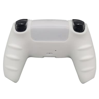 För Sony PlayStation 5 PS5 Silikonfodral Anti-Slip Skydd - Vit