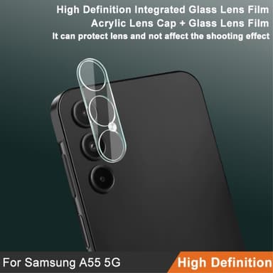 IMAK För Samsung Galaxy A55 kamera linsskydd härdat glas linsfilm