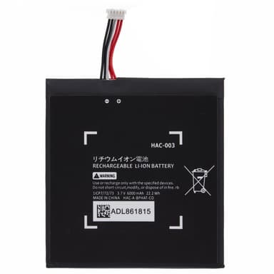 Batteri kompatibelt med Nintendo Switch (2017) 3.7V 6000mAh