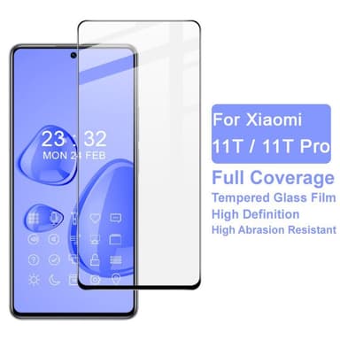 Xiaomi 11T / 11T Pro IMAK Pro+ Heltäckande Härdat Glas Svart