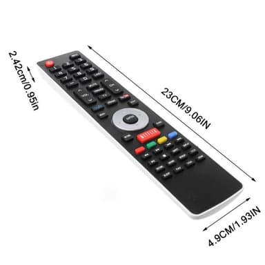 TV fjärrkontroll Ersättning för Hisense EN-33926A EN-33925A