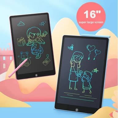 JX-16 16-tum LCD Skrivplatta Ritplatta Klotterplatta