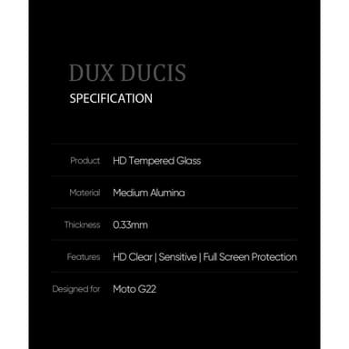 DUX DUCIS for Motorola Moto G22 / Moto E32s 4G Härdat glas