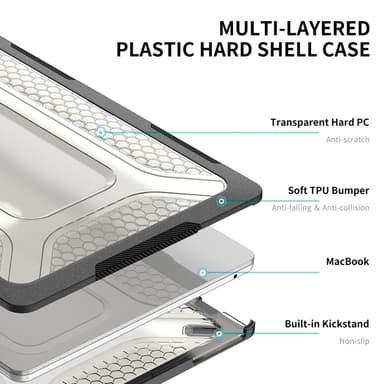 Skal Fodral Enkay Hat Prince For MacBook Air 13 Tum A2681 (2022)