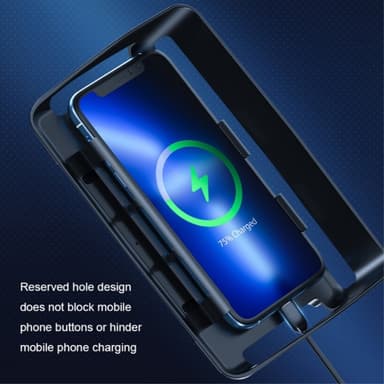 Bil Mobilhållare 360° vridbar Vindruta Handsfree telefonfäste