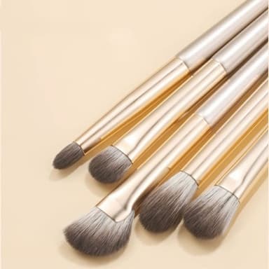 8 st Ögonskugga borste set Mjukfiber ögon makeup borstar + påse
