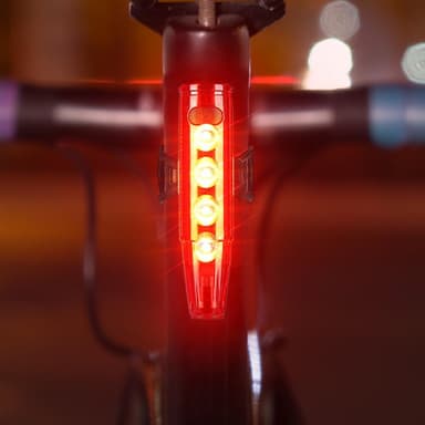 WEST BIKING Cykel bakljus laser Smart bromsinduktion Vattentät