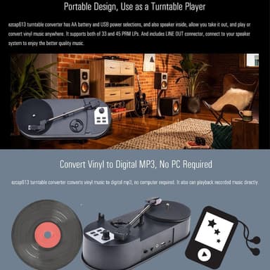 EzCAP Vinyl till MP3 omvandlare