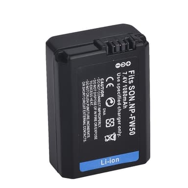 NP-FW50 Batteri till Sony NEX-5 NEX-3 NEX-5A NEX-5K SLT-A33 etc