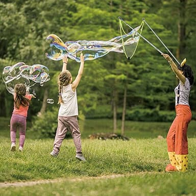 Gigantiska såpbubblor
