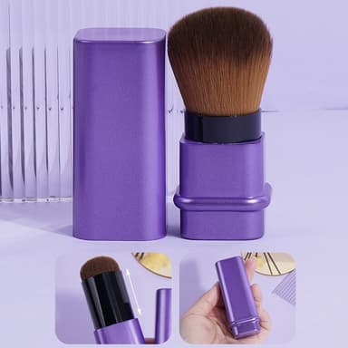Fyrkantig infällbar rougeborste Makeup Tool