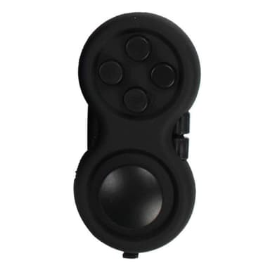 Fidget Spinner Avslappning Pilla JoyStick med nyckelring - Svart