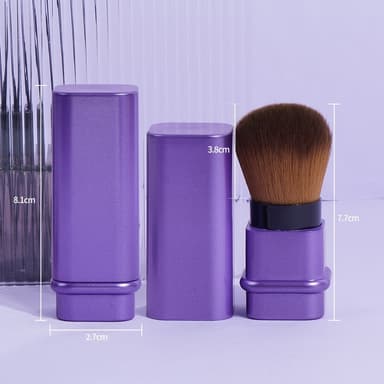 Fyrkantig infällbar rougeborste Makeup Tool